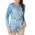 Smartwool Classic All-Season Merino Plant-Based Dye Long Sleeve Base Layer Top - Women's Light Indigo Tie Dye