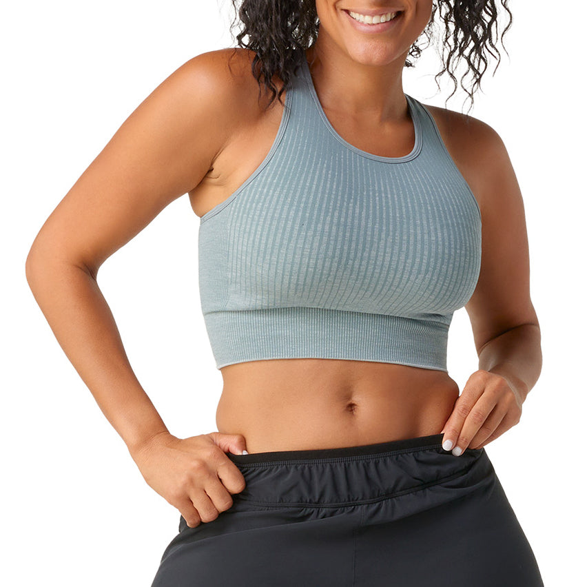 Smartwool Intraknit Crop Sports Bra - Women's Lead