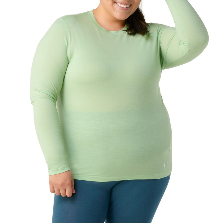 Smartwool Classic All-Season Merino Long-Sleeve Base Layer Plus Top - Women's Pistachio