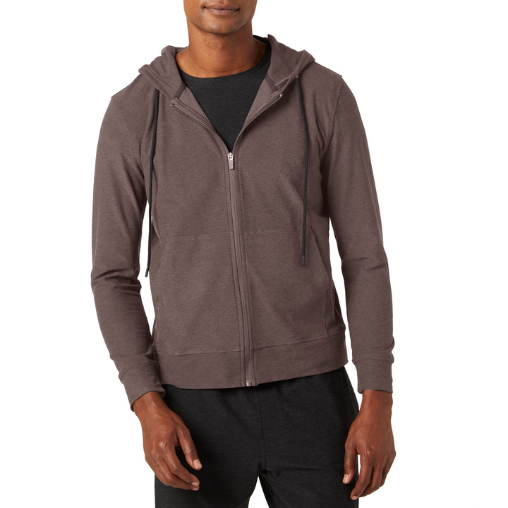 Beyond Yoga Freefit Zip Hoodie - Men's Woodland Heather
