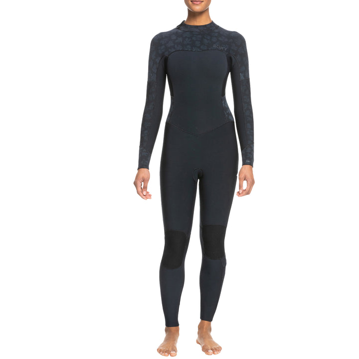 Roxy 4/3 Swell Series Back Zip Wetsuit - Women's Black