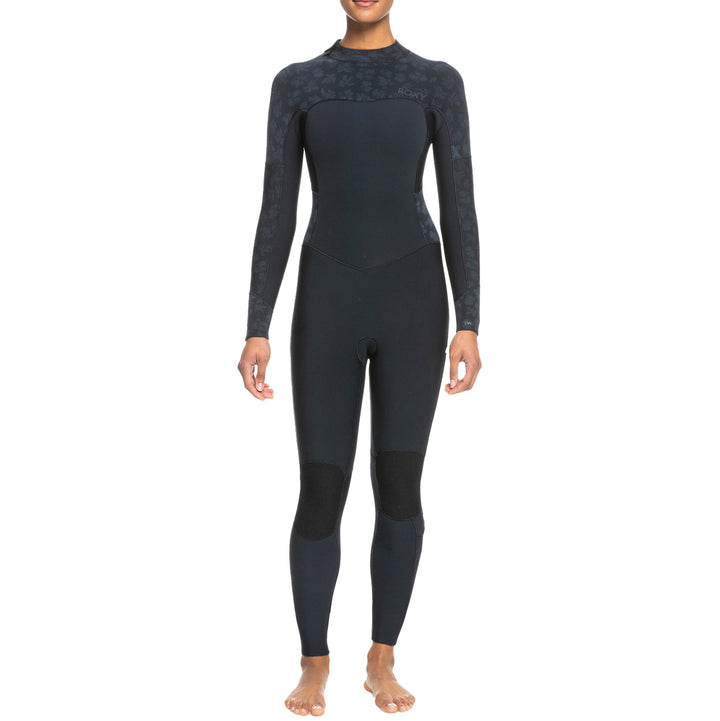 Roxy 3/2 Swell Series Back Zip Wetsuit - Women's Black