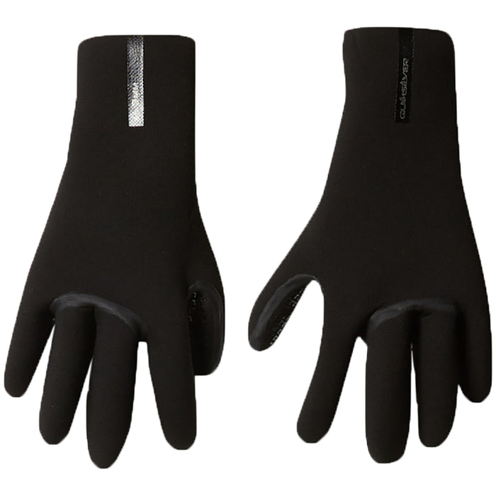 Quiksilver 3mm Marathon Sessions 5-Finger Wetsuit Gloves Black