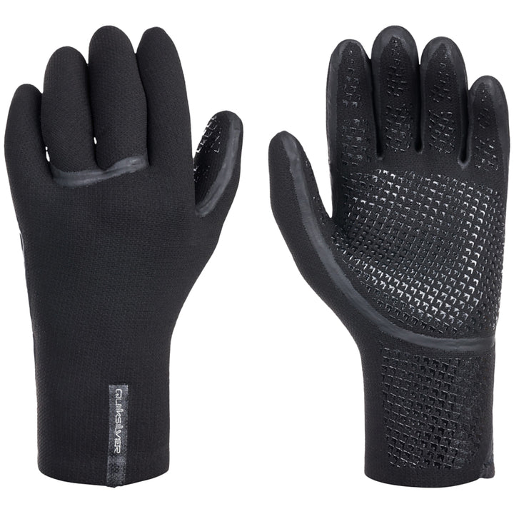Quiksilver 3mm Marathon Sessions 5-Finger Wetsuit Gloves Black