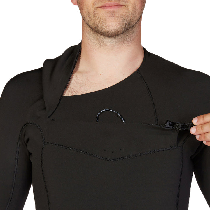 Billabong 4/3 Absolute Chest Zip Wetsuit Black