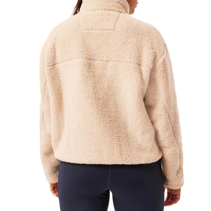 Girlfriend Collective Recycled Half-Zip Fleece - Women's Cream