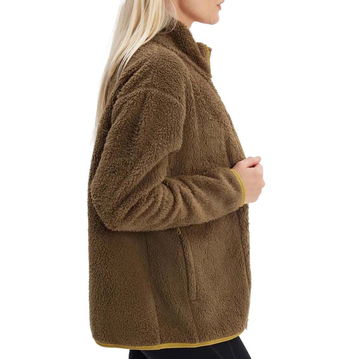 Girlfriend Collective Recycled Full-Zip Fleece - Women's Dark Olive