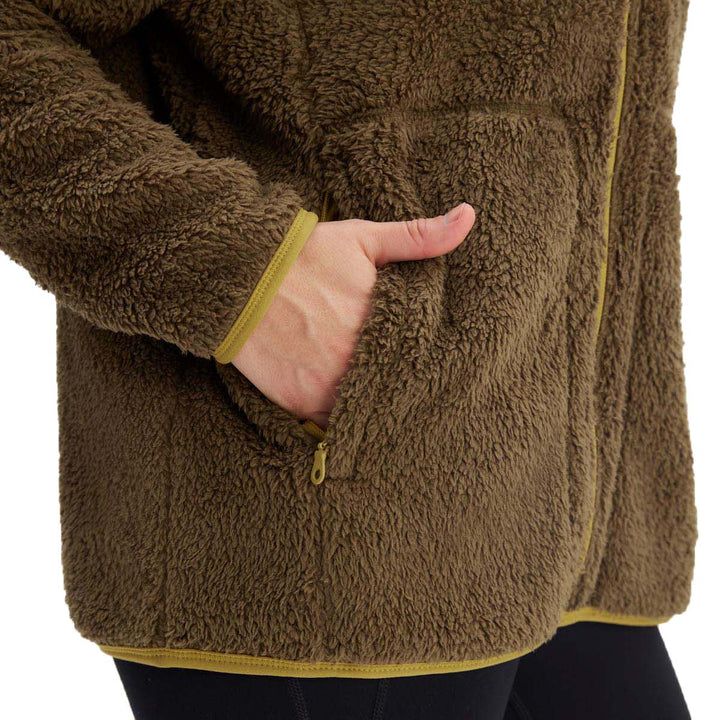 Girlfriend Collective Recycled Full-Zip Fleece - Women's Dark Olive
