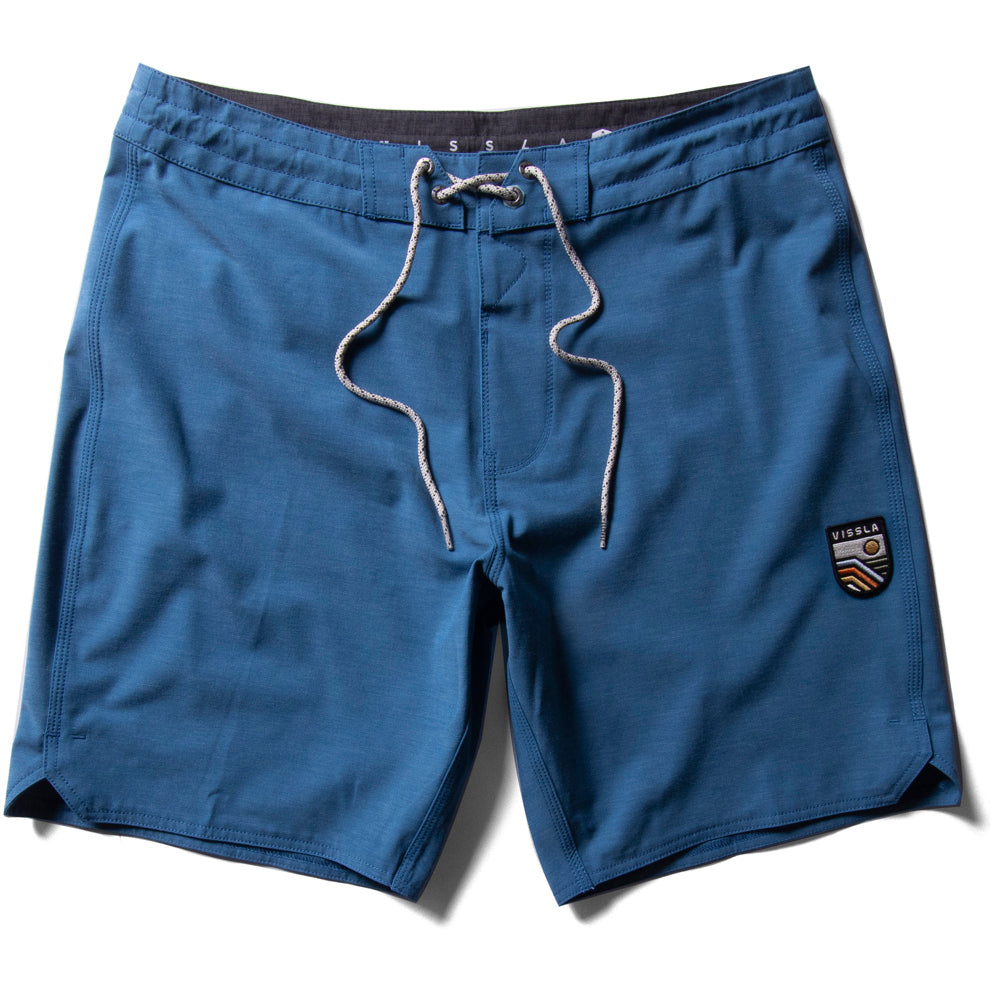 Vissla Solid Sets 18.5" Boardshorts - Men's Ocean Blue