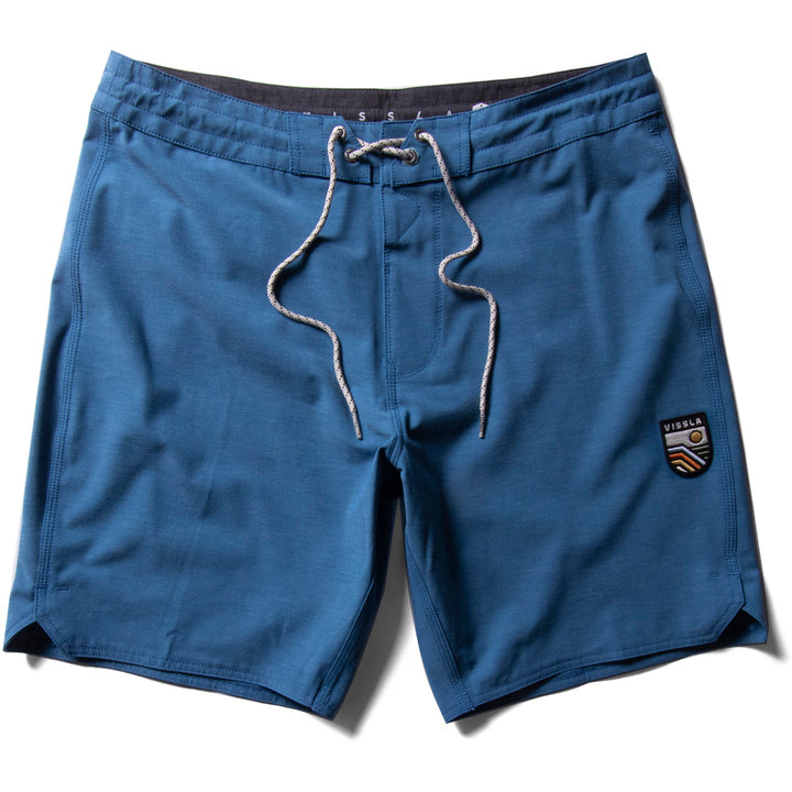 Vissla Solid Sets 18.5" Boardshorts - Men's Ocean Blue