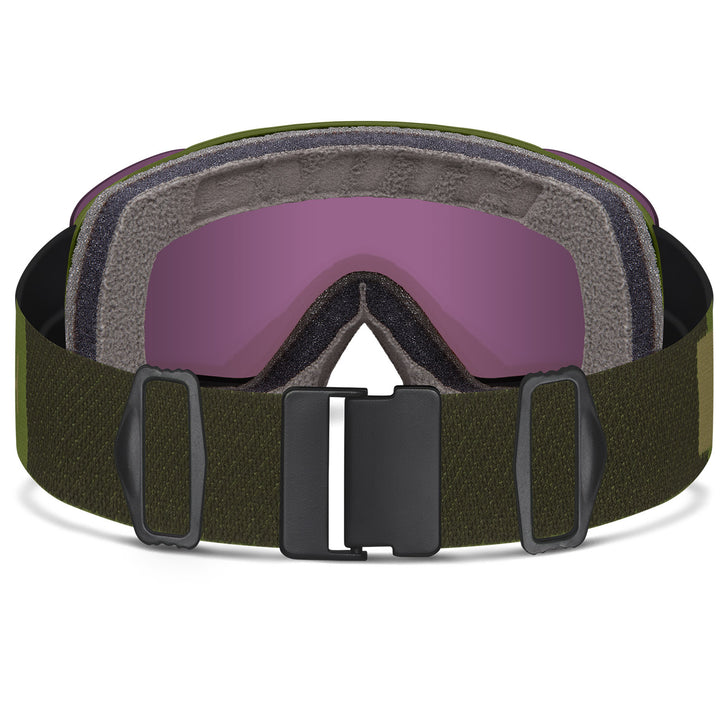Smith Moment Low Bridge Fit Goggles Olive/ChromaPop Everday Rose Gold Mirror