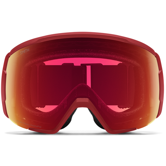 Smith Proxy Low Bridge Fit Goggles Lava/ChromaPop Photochromic Red Mirror