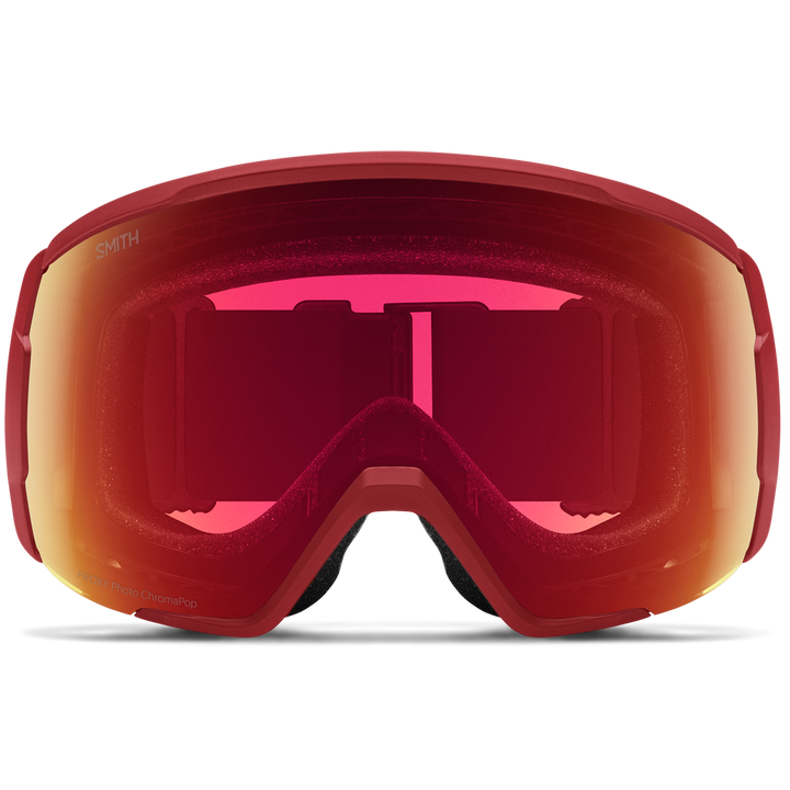 Smith Proxy Low Bridge Fit Goggles Lava/ChromaPop Photochromic Red Mirror