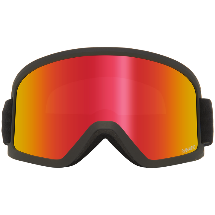 Dragon DX3 OTG Goggles Black/Lumalens Red Ion