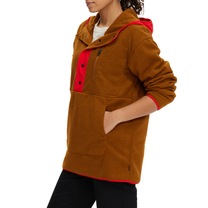 Deso Tenaya Snap Hoodie - Women's Pecan W/Rufous