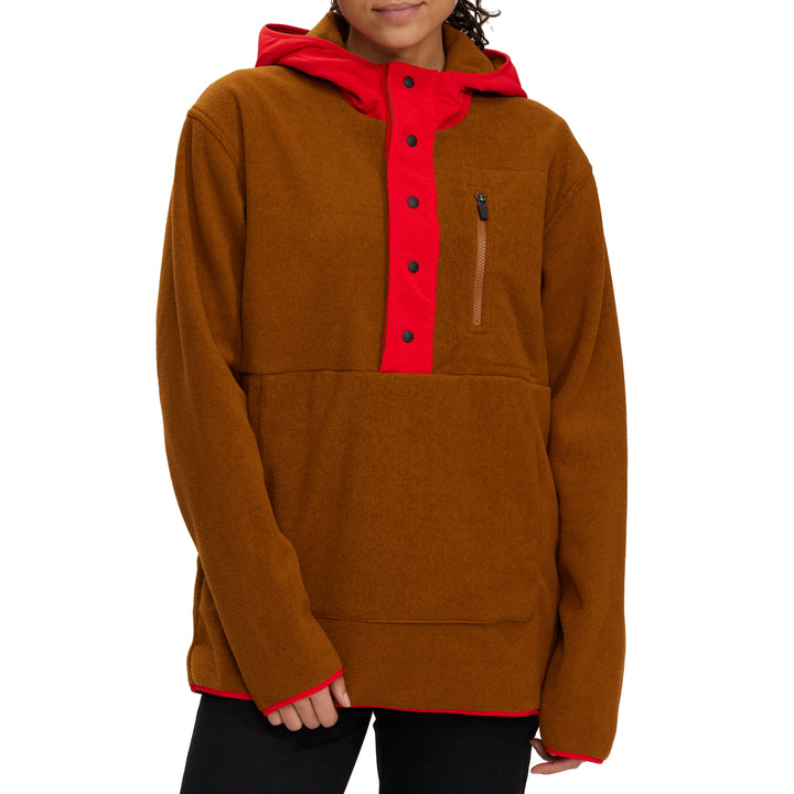 Deso Tenaya Snap Hoodie - Women's Pecan W/Rufous