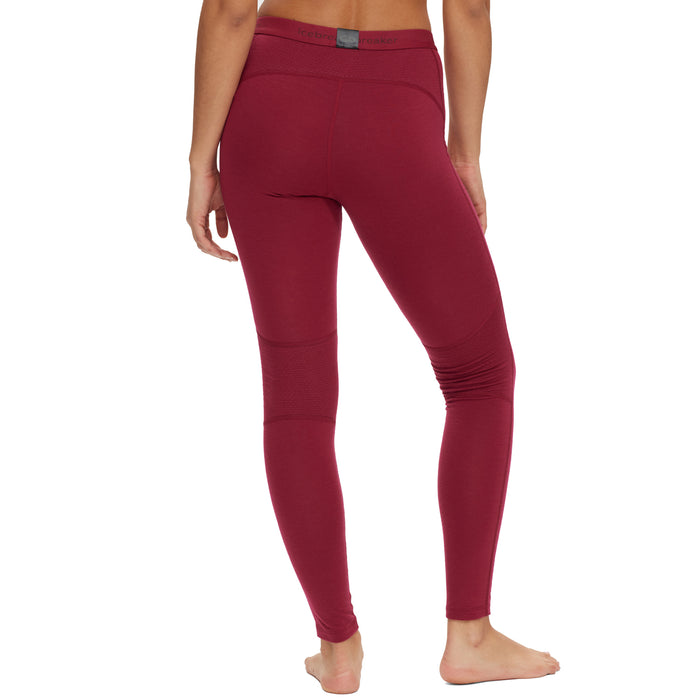 Icebreaker Zone 200 Midweight Baselayer Bottoms - Women's Cherry