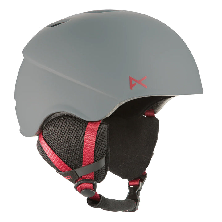 Anon Helo Round Fit Helmet Gray