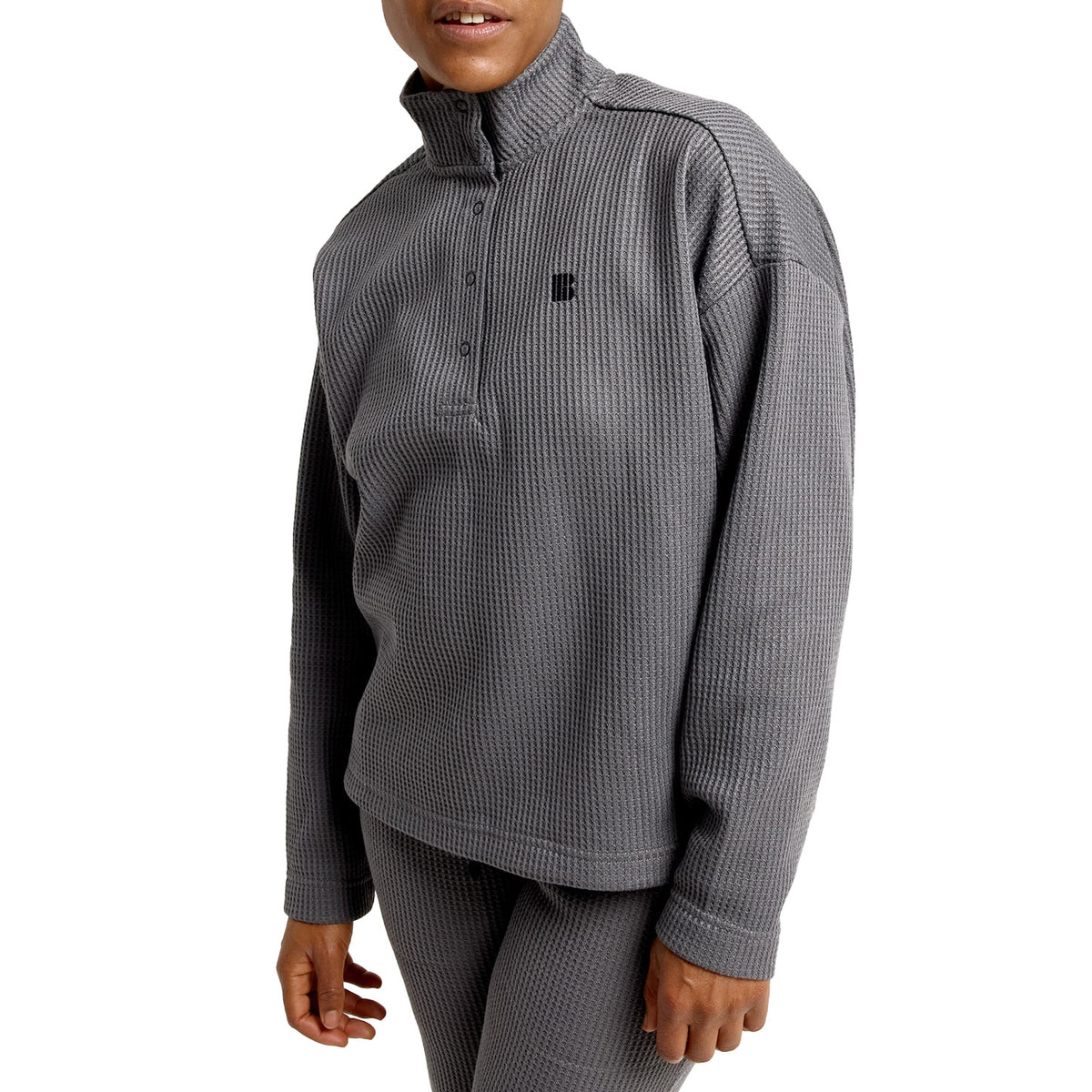 Burton Amora Waffle Mock Neck Sweater - Women's Castlerock