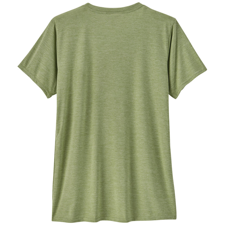 Patagonia Cap Cool Daily Graphic T-Shirt - Women's Ridge Rise Stripe: Salvia Green X-Dye
