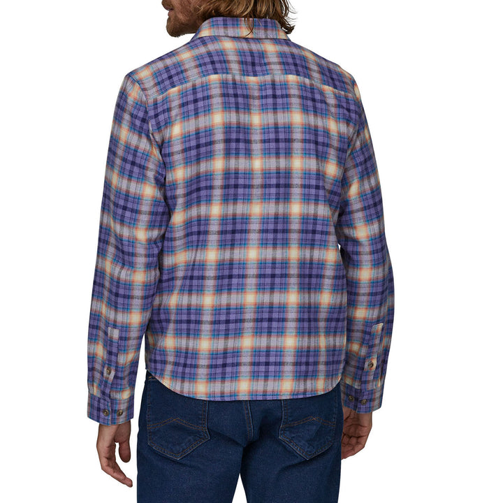 Patagonia Cotton In Conversion Lightweight Fjord Long-Sleeve Flannel - Men's Ombre Vintage: Perennial Purple