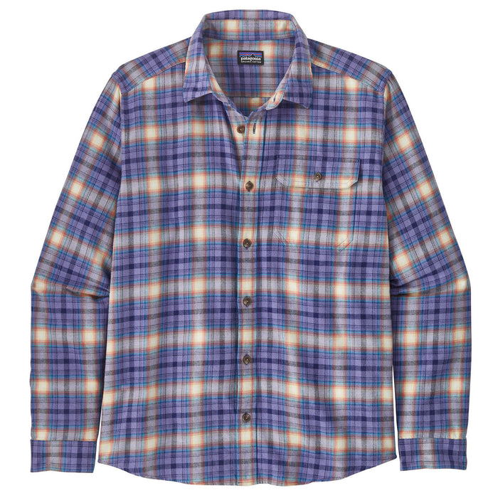 Patagonia Cotton In Conversion Lightweight Fjord Long-Sleeve Flannel - Men's Ombre Vintage: Perennial Purple