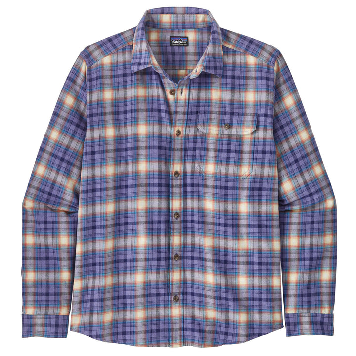 Patagonia Cotton In Conversion Lightweight Fjord Long-Sleeve Flannel - Men's Ombre Vintage: Perennial Purple