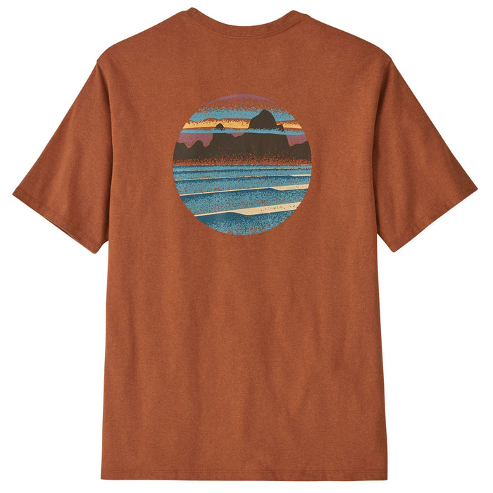 Patagonia Skyline Stencil Responsibili-Tee T-Shirt - Men's Fertile Brown