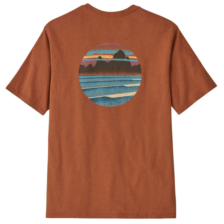 Patagonia Skyline Stencil Responsibili-Tee T-Shirt - Men's Fertile Brown