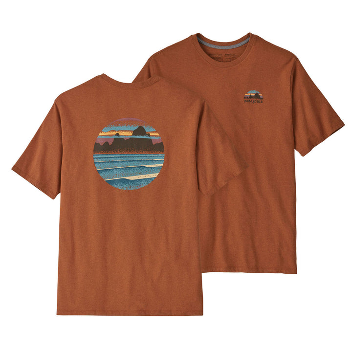 Patagonia Skyline Stencil Responsibili-Tee T-Shirt - Men's Fertile Brown