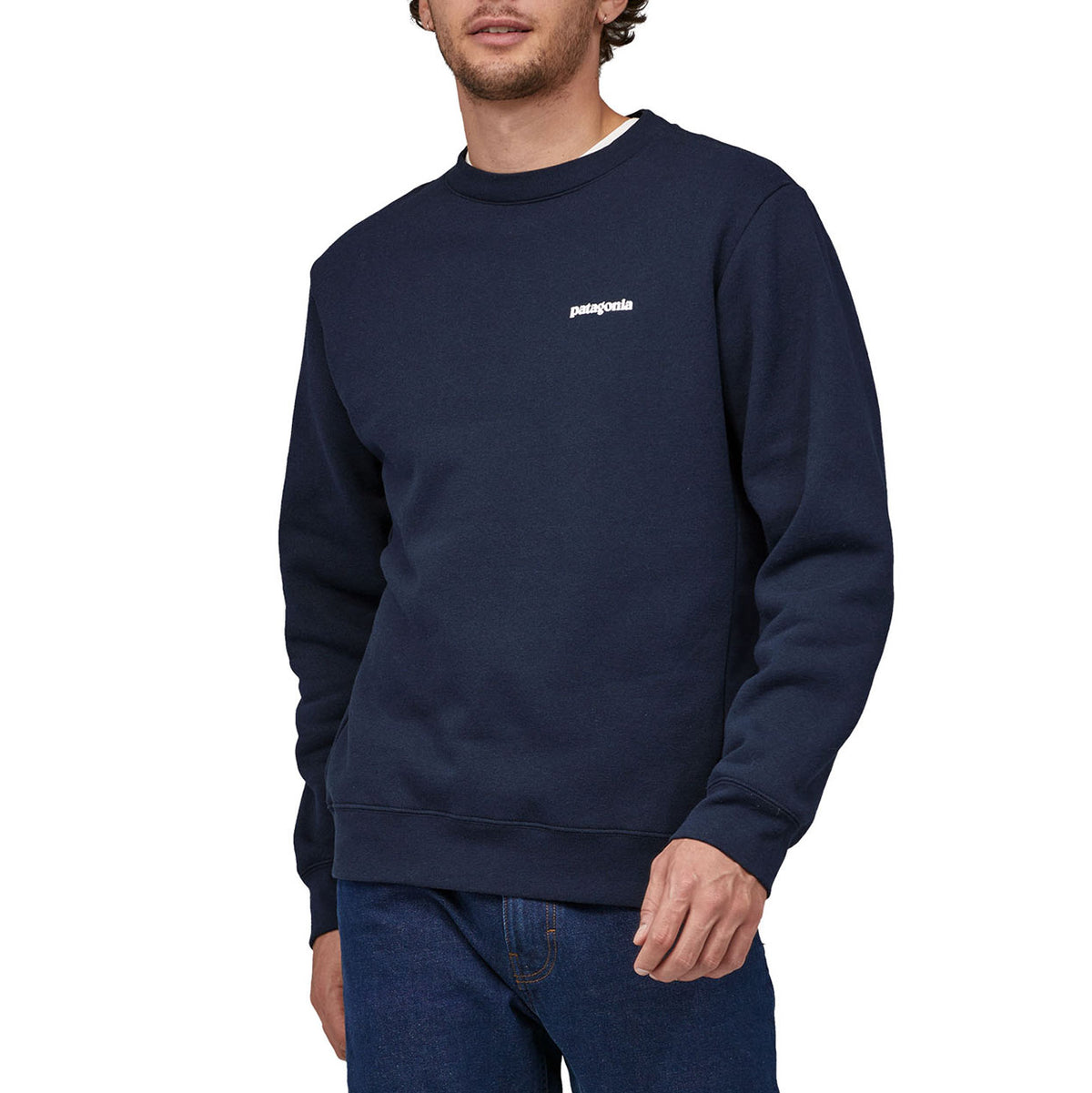 Patagonia P-6 Logo Uprisal Crew Sweatshirt - Men's New Navy