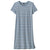 Patagonia Regenerative Organic Certified Cotton T-Shirt Dress - Women's Sunset Stripe: Light Plume Grey