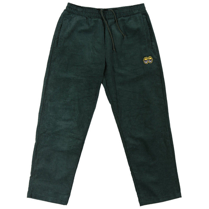 Krooked Eyes Dark Green Corduroy Pants - Men's