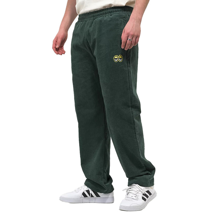 Krooked Eyes Dark Green Corduroy Pants - Men's