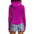 The North Face Amphibious Full Zip Sun Hoodie - Girls' Purple Cactus Flower