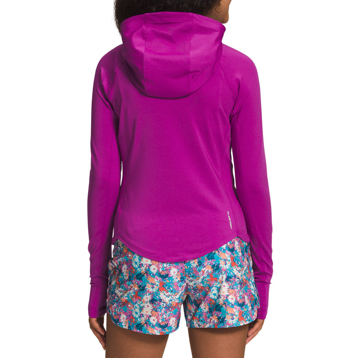 The North Face Amphibious Full Zip Sun Hoodie - Girls' Purple Cactus Flower