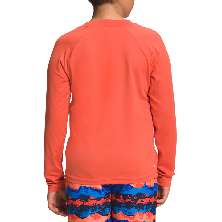 The North Face Amphibious Long-Sleeve Sun Top - Boys' Retro Orange
