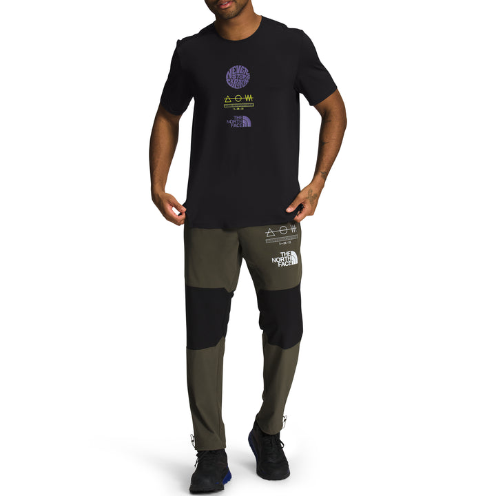 The North Face Trailwear Lost Coast Short-Sleeve Shirt - Men's TNF Black/LED Yellow