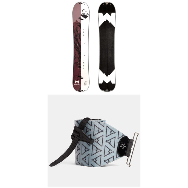 Weston Riva Splitboard - Women's + evo x Pomoca Pro Glide Splitboard Skins 2024