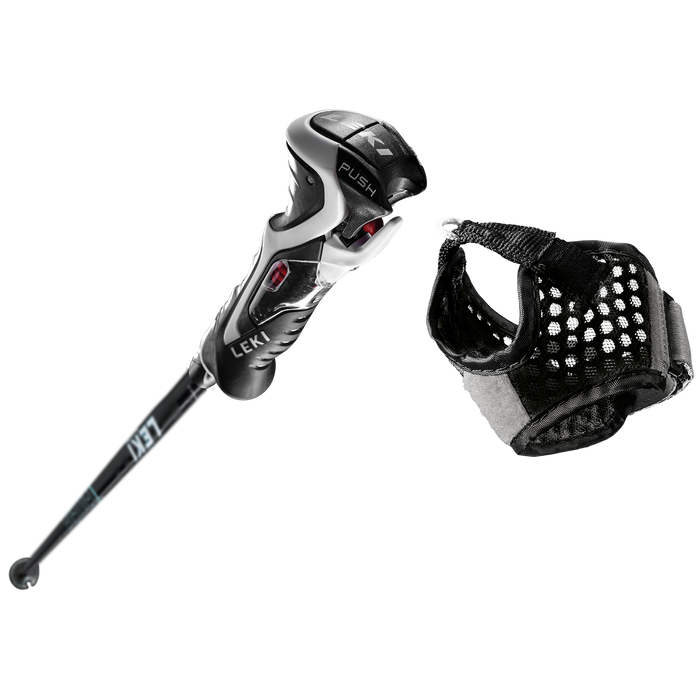 Leki Artena Airfoil 3D Ski Poles 2023 Black/Mint
