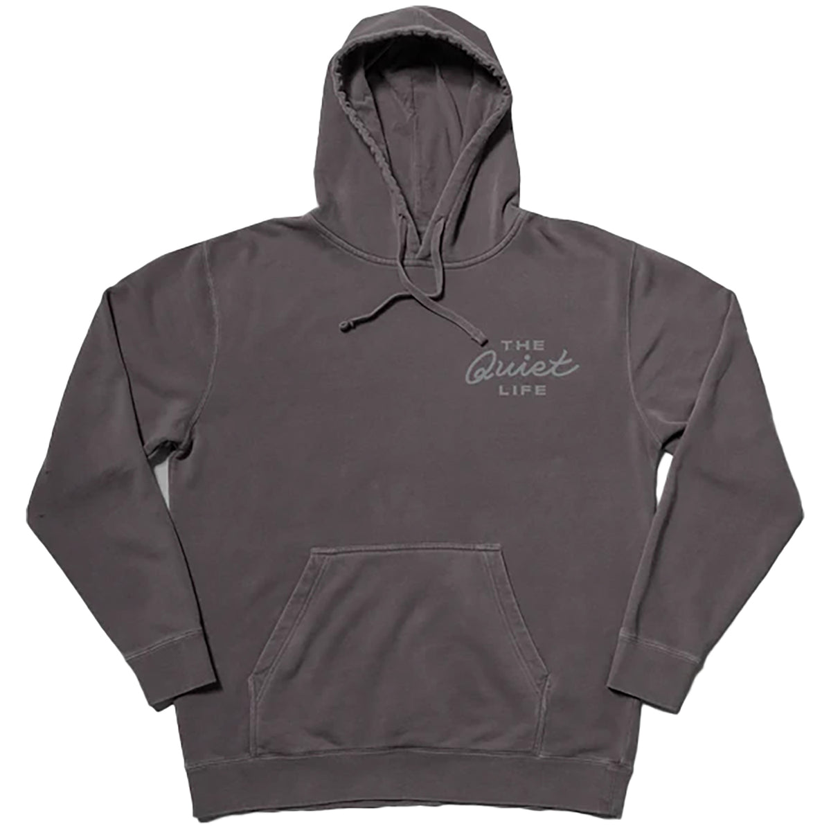 The Quiet Life Mechanic Logo Pigment Dyed Hood - Men's Black