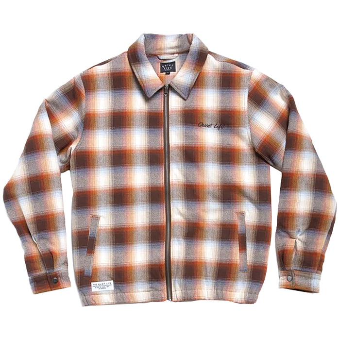 The Quiet Life Flannel Garage Jacket - Men's Rust
