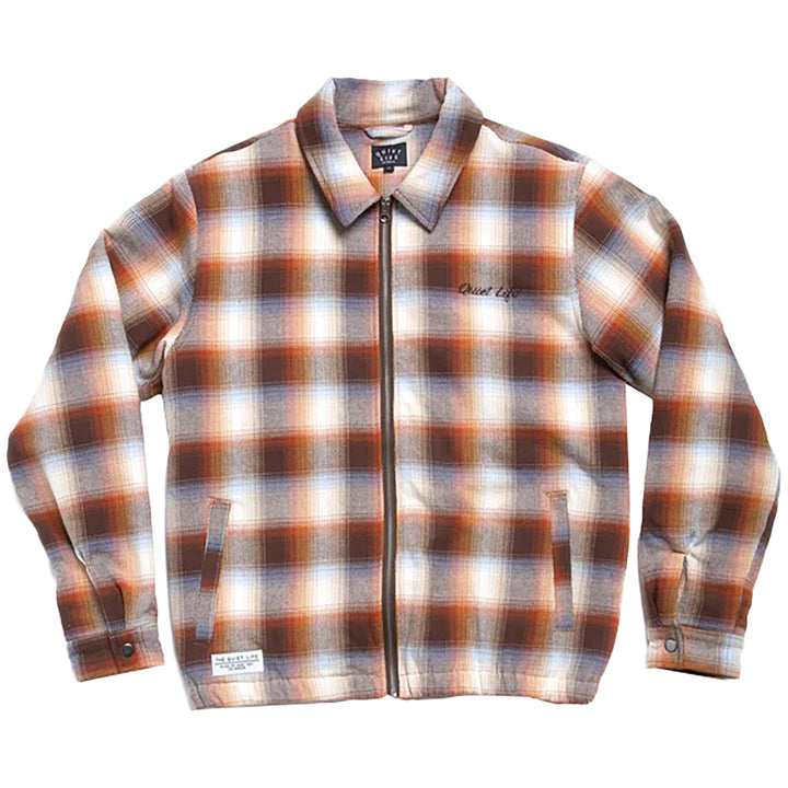 The Quiet Life Flannel Garage Jacket - Men's Rust