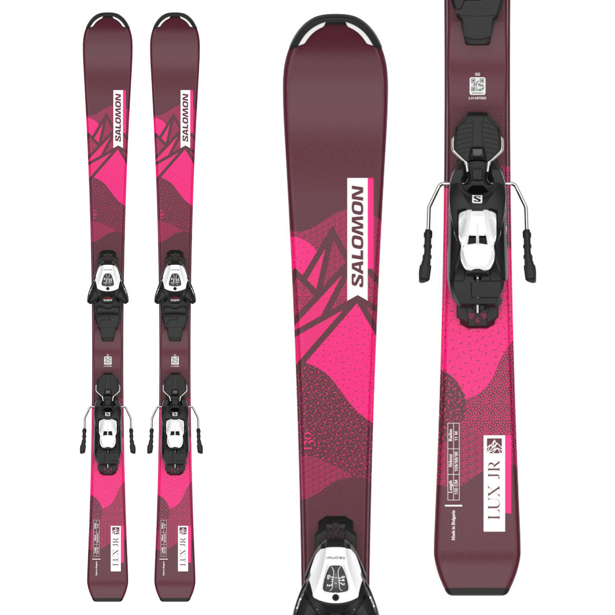 Salomon Lux M Skis + L6 GW Bindings - Kids' 2024