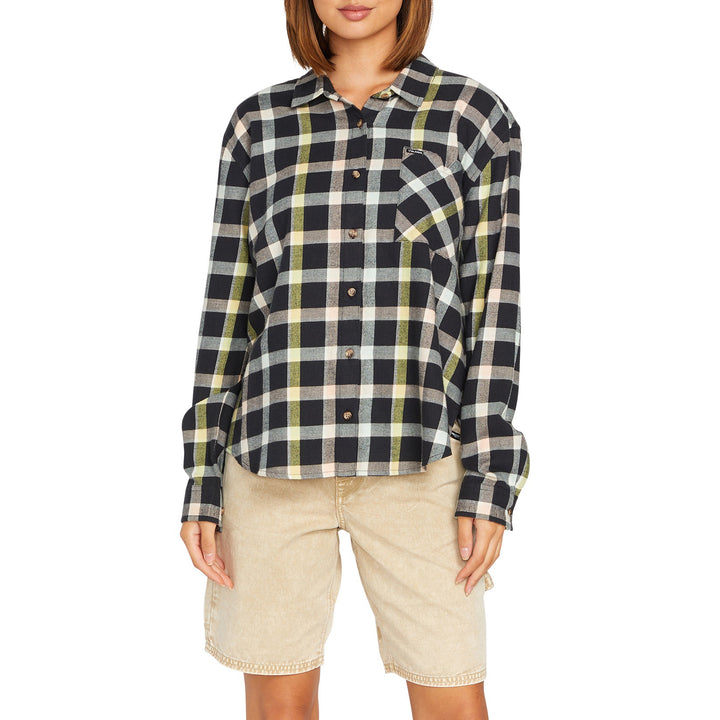 Volcom Plaid To Meet U Long-Sleeve Shirt - Women's Multi