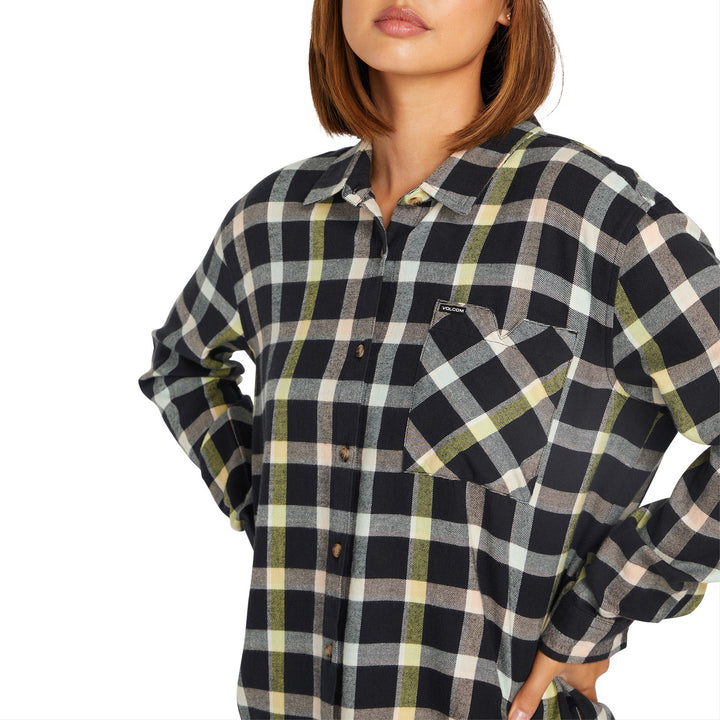 Volcom Plaid To Meet U Long-Sleeve Shirt - Women's Multi