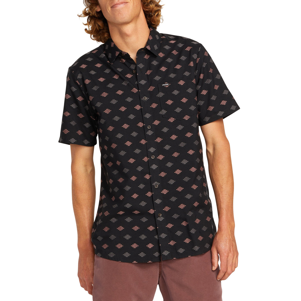 Volcom Stackstone Shirt - Men's Rinsed Black