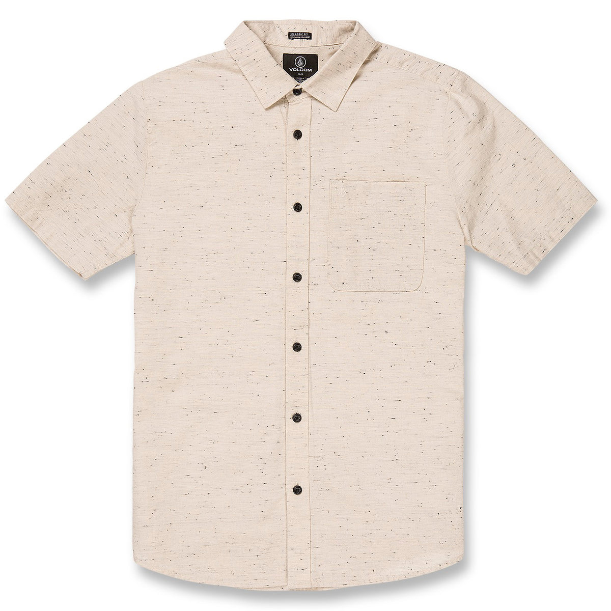 Volcom Date Knight Short Sleeve Shirt - Men's Whitecap Grey