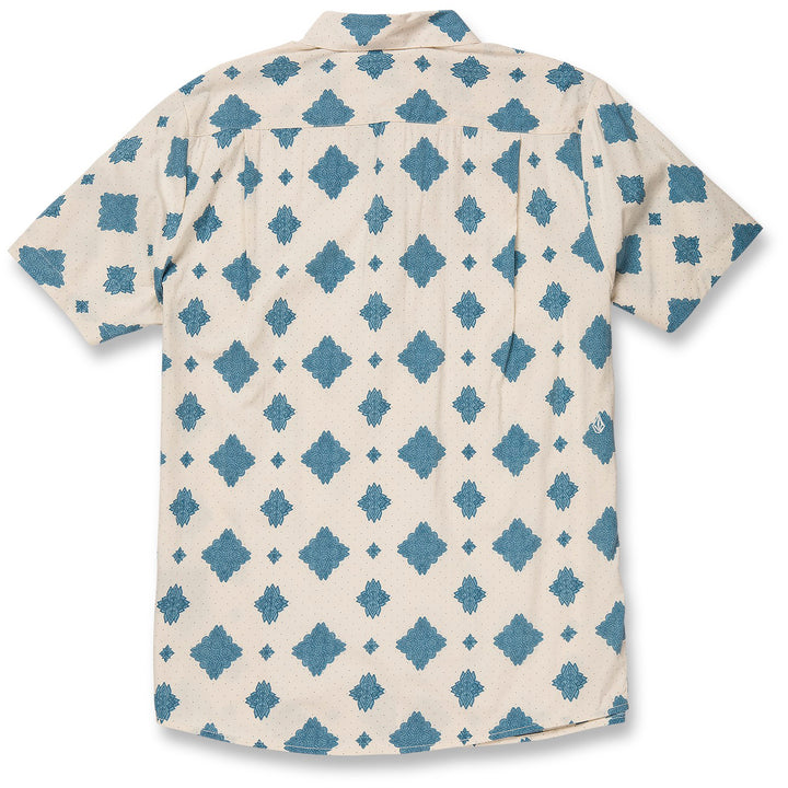 Volcom Grit Mandala Short Sleeve Shirt - Men's Whitecap Grey