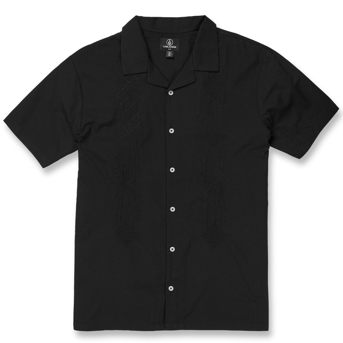 Volcom Baracostone Short Sleeve Shirt - Men's Black